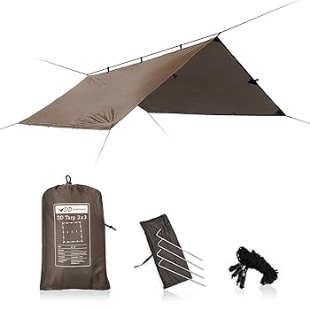 DD Hammocks DD Tarp 3.5x3.5 コヨーテブラウン Amazon | DD Hammocks DD Tarp タープ 3.5 x 3.5 (コヨーテ